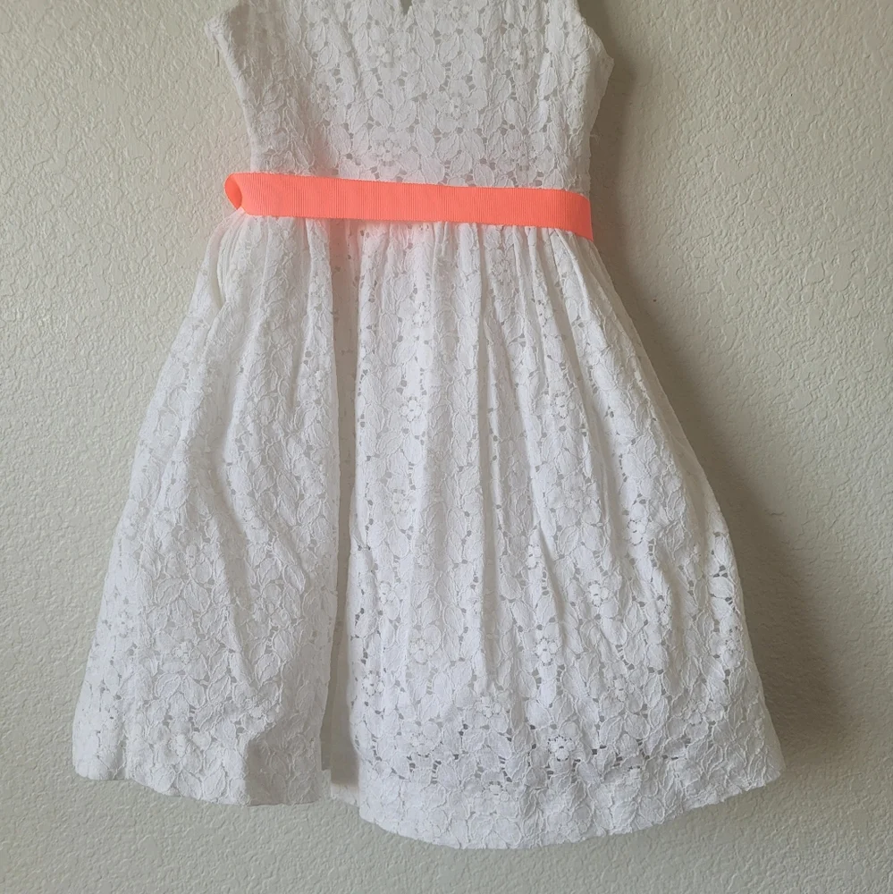Oshkosh B'gosh White Lace Dress Size 6